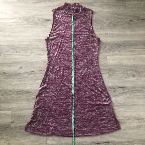 Wilfred Free Aritzia Purple Midi Sleeveless Dress - Picture 9 of 9